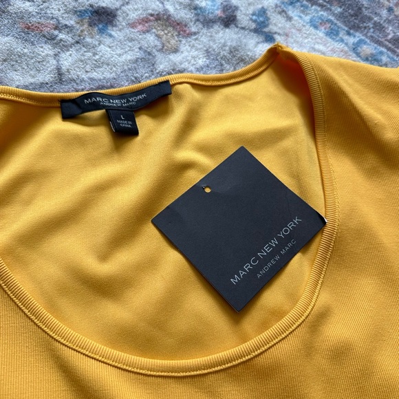NWT Marc New York Yellow Women’s Blouse - Picture 4 of 4